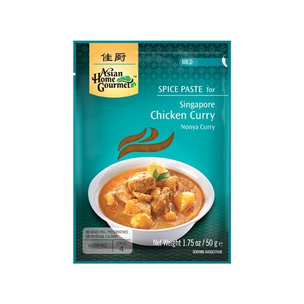 Singapore Curry Chicken Seasoning Paste - Ahg - 8886390204066