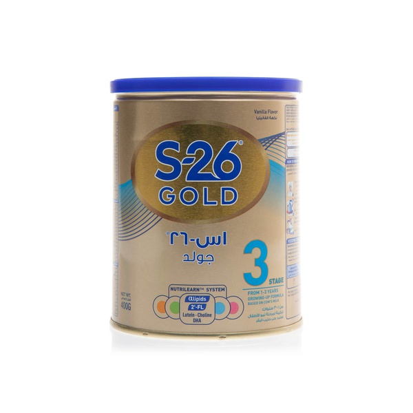 S-26 Gold 3 from 1 to 3 years 400 gms - Waitrose UAE & Partners - 8886472105991