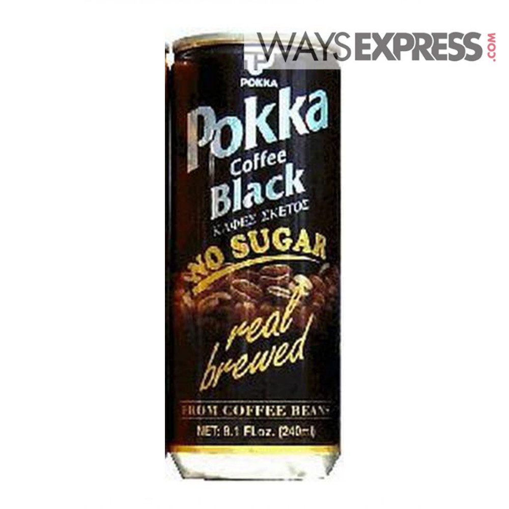 Pokka coffee black - 8888196125729