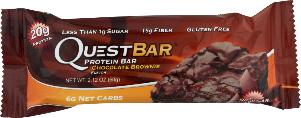 Quest Bar - Chocolate Brownie - 2.12 Oz - Case Of 12 - 0888849000418