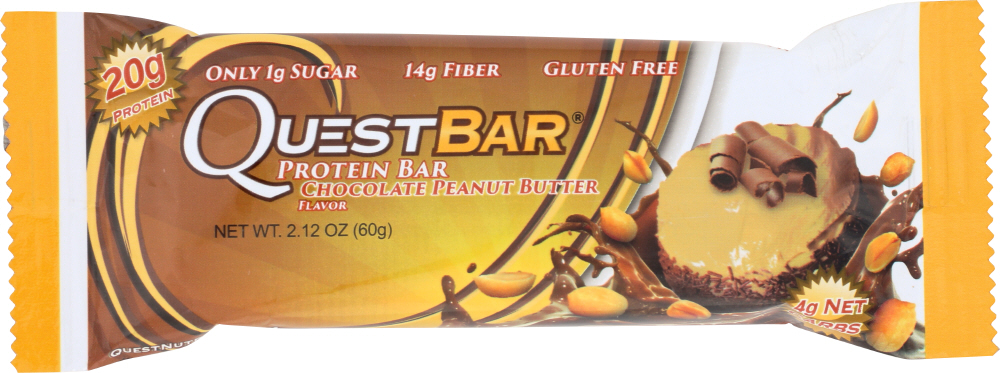 Quest Bar - Chocolate Peanut Butter - 2.12 Oz - Case Of 12 - 0888849000456