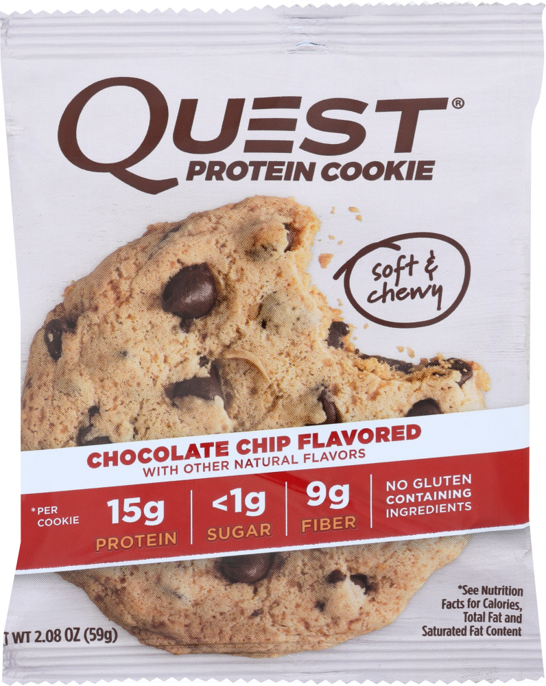 QUEST: Bar Cookie Protein Chocolate Chip, 2.08 oz - 0888849005994
