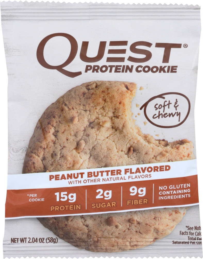 QUEST: Bar Cookie Protein Peanut Butter, 2.04 oz - 0888849006038
