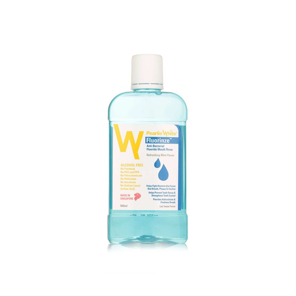 Pearlie White fluorinze mouth wash 500ml - Waitrose UAE & Partners - 8888688080352