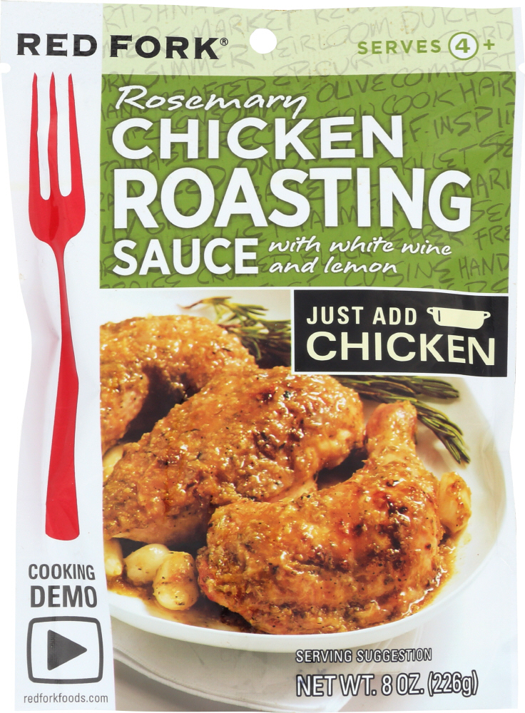 RED FORK: Seasoning Sauce Rosemary Chicken, 8 oz - 0889379125008