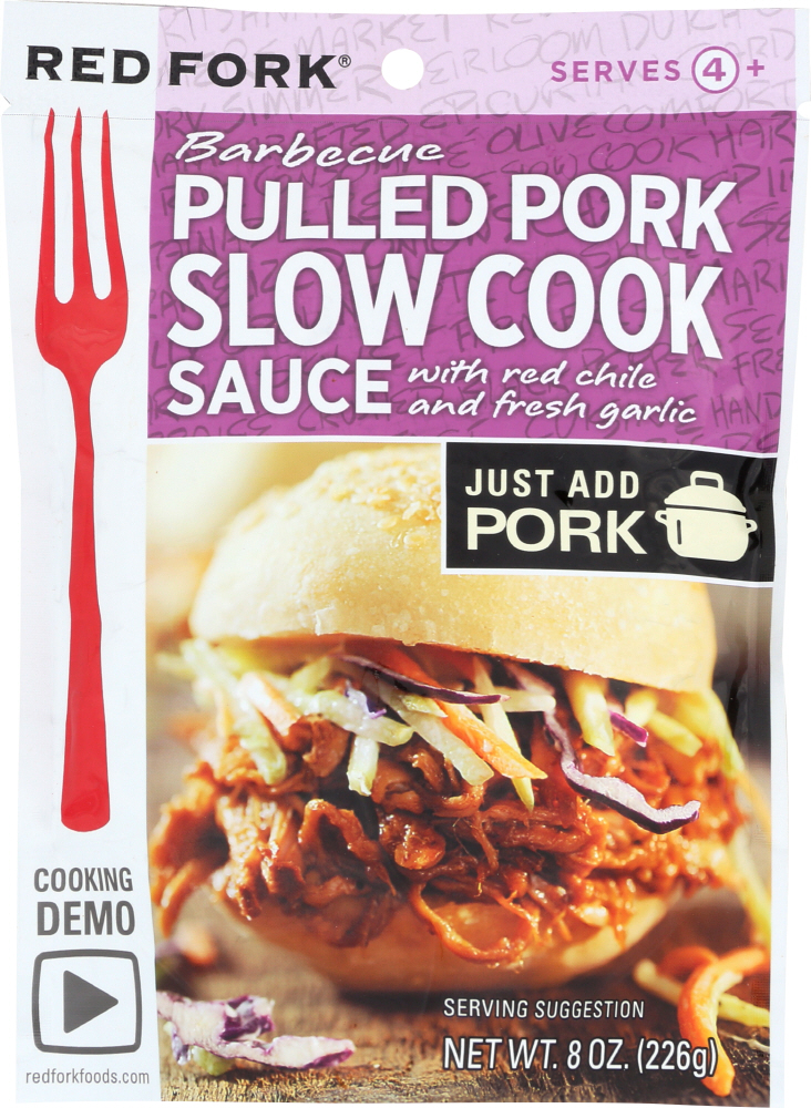  Red Fork Seasoning Sauce, Smoky Pulled Pork, 8 Ounce (Pack of 6)  - 889379125022