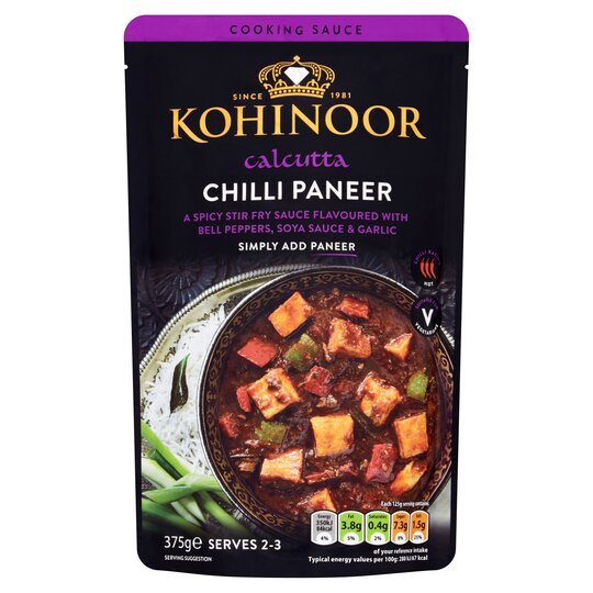 Kohinoor Chilli Paneer Cooking Sauce 375G - 8901047619243