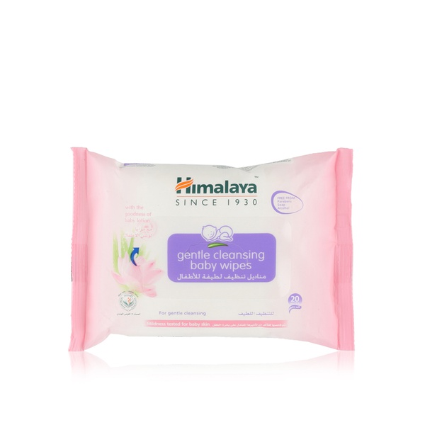 Himalaya gentle cleansing baby wipes x20 - Waitrose UAE & Partners - 8901138513177