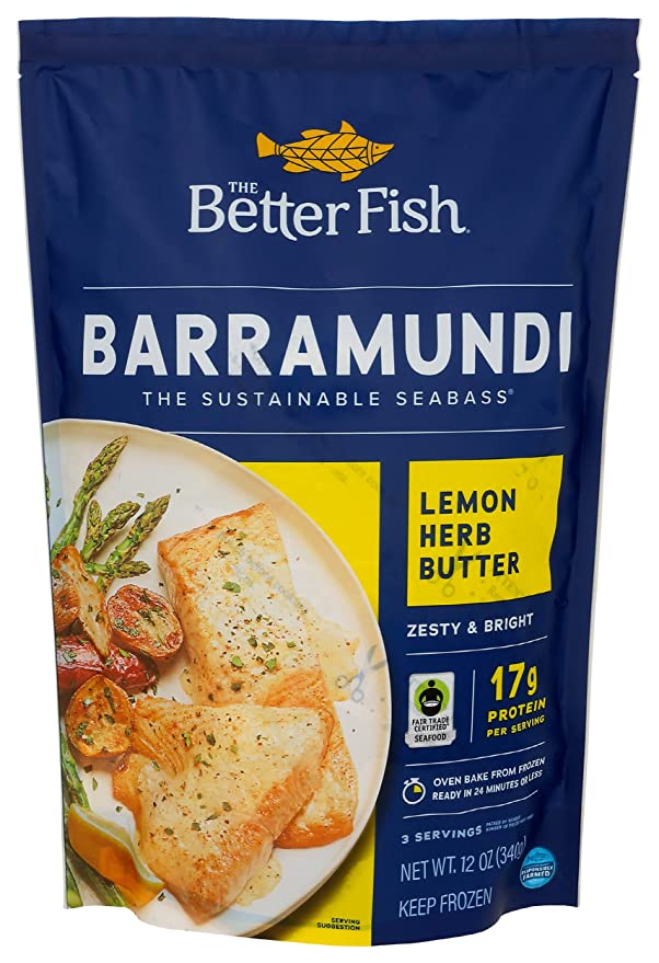  The Better Fish Barramundi Fillet Lemon Butter, 12 OZ  - 890150002807