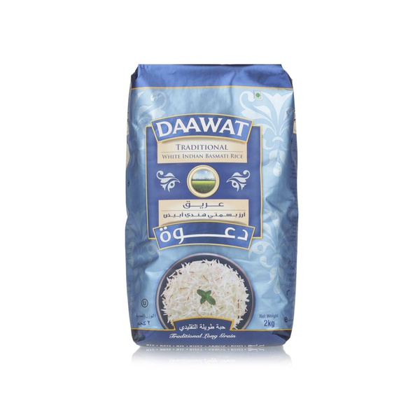 Daawat original Indian basmati rice 2kg - Waitrose UAE & Partners - 8901537024083
