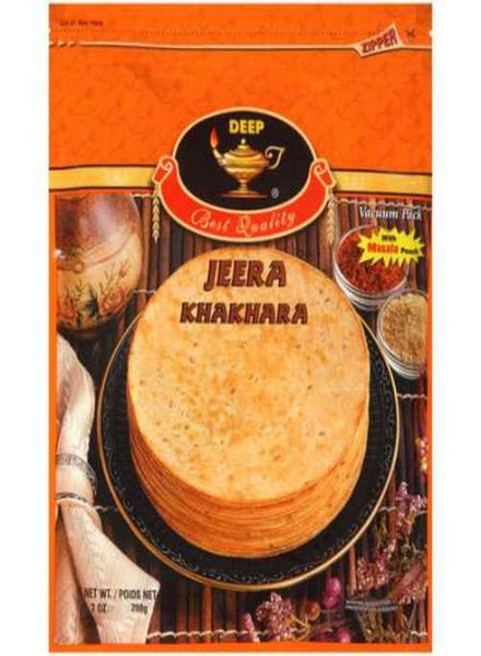 Khakhra roasted wheat crisps - 8904067700762