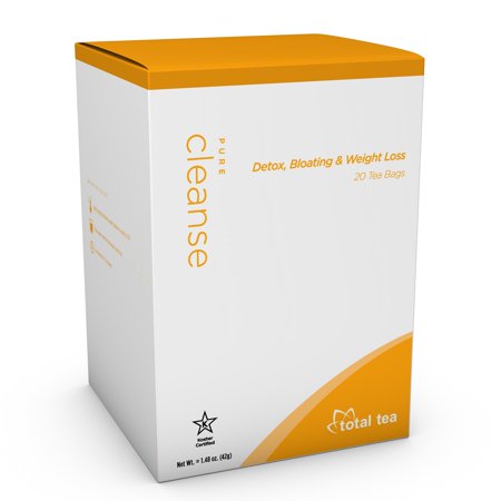 Total Tea Pure Cleanse Detox Tea 20 Herbal Tea Bags - 890914001220