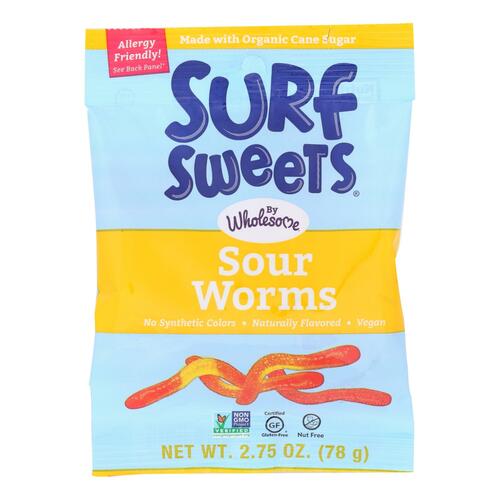Surf Sweets, Sour Worms - 891475001063