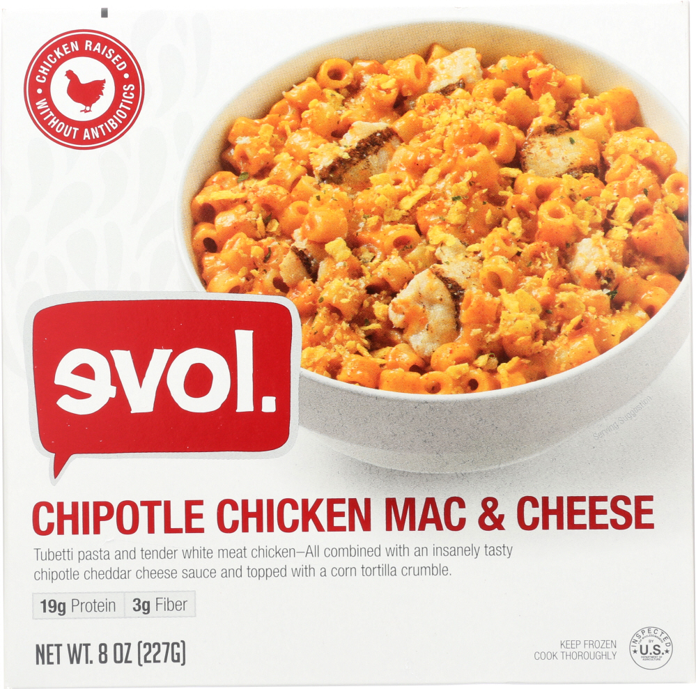 Evol, Chipotle Chicken Mac & Cheese - 891627002948