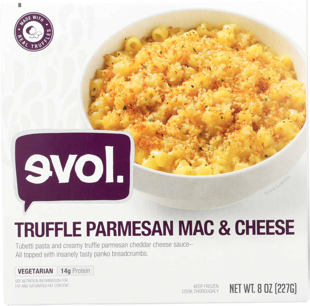 EVOL: Truffle Parmesan Mac & Cheese, 8 oz - 0891627002955