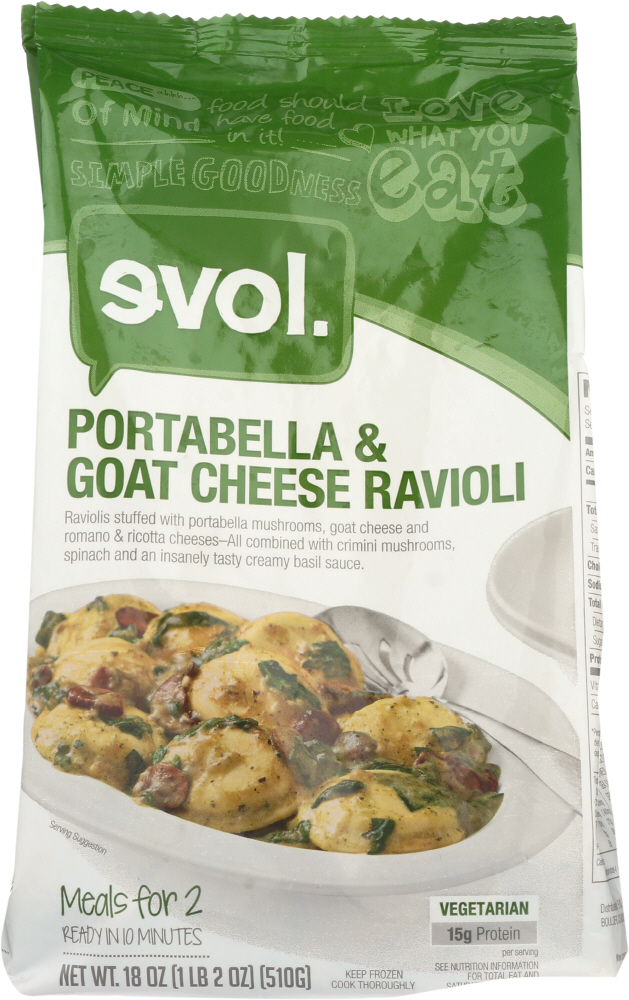 Portabella & Goat Cheese Ravioli - 891627007899