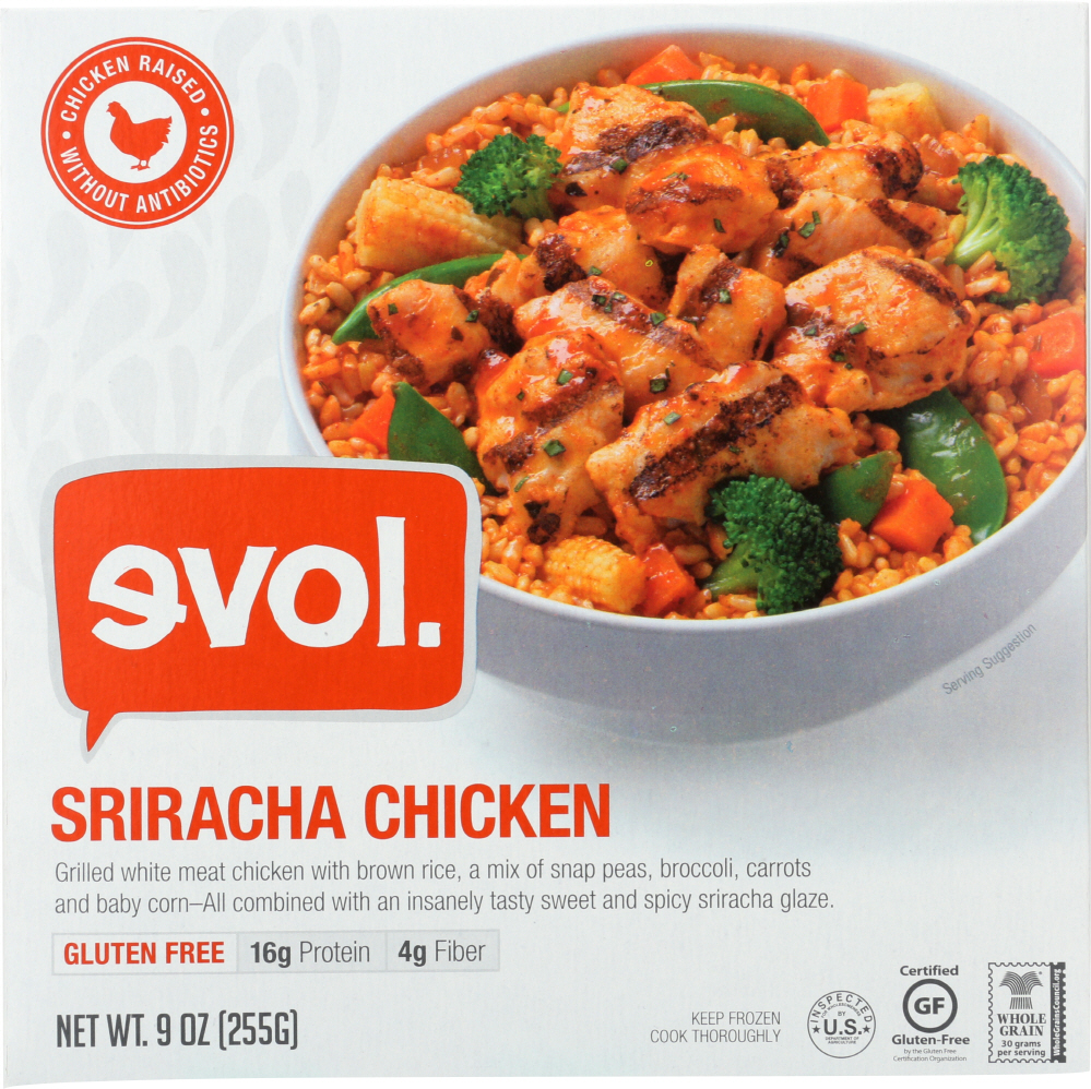 Evol, Sriracha Chicken - 891627009176