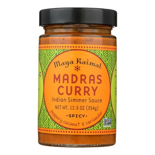 Maya Kaimal Madras Curry Simmer Sauce - Case Of 6 - 12.5 Oz. - 891756000174