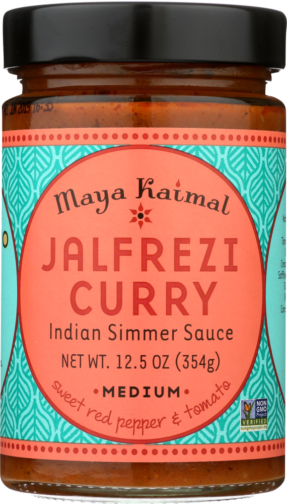 Medium Sweet Red Pepper & Tomato Jalfrezi Curry Indian Simmer Sauce - 891756000785