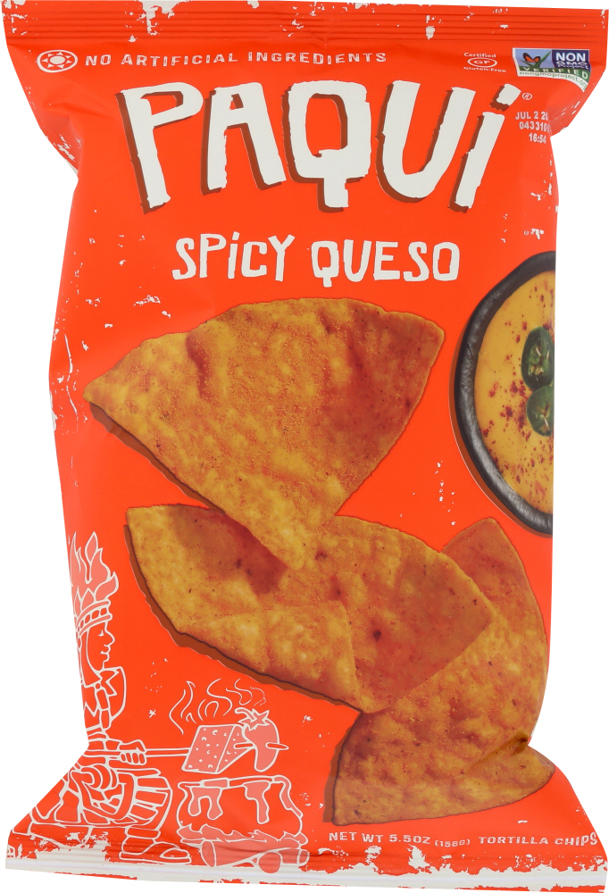 Spicy Queso Tortilla Chips - organic