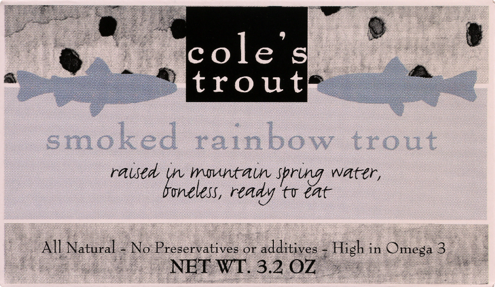 Cole'S Trout, Smoked Rainbow Trout - 891953001004