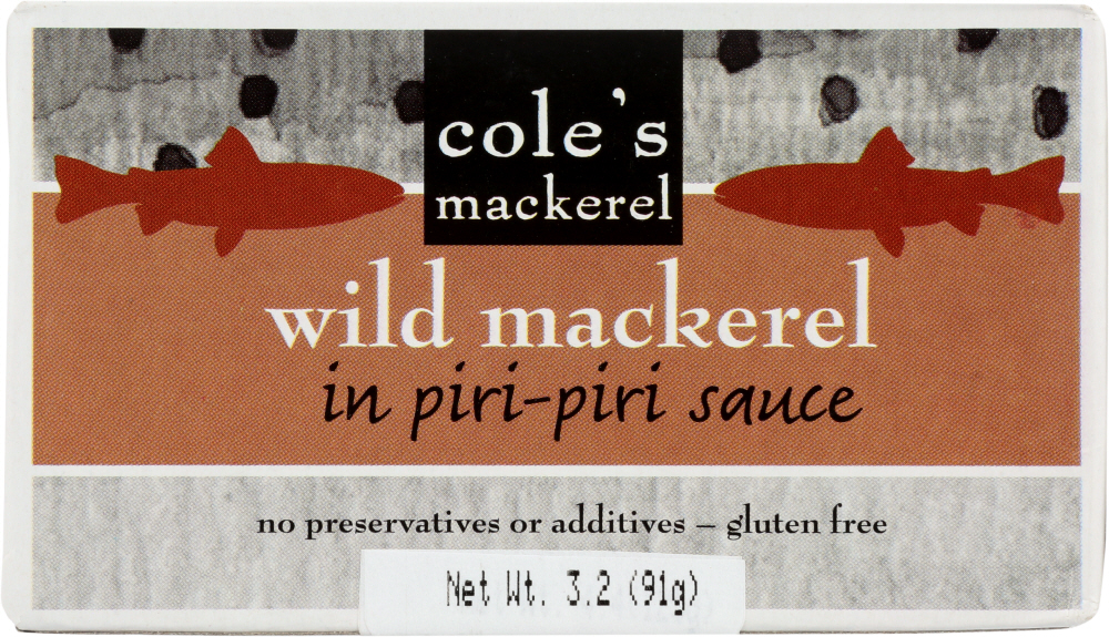 COLES: Mackerel Piripiri, 3.2 oz - 0891953001035