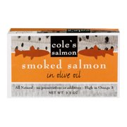 COLES: Salmon Smoked In Olive Oil, 3.2 oz - 0891953001646