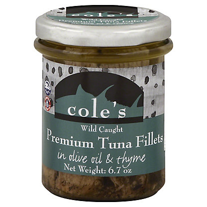 COLES: Tuna Olive Oil With Thyme, 6.7 oz - 0891953001684