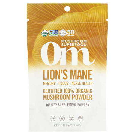 Om Lions Mane Mushroom Superfood 100g - 892392002096