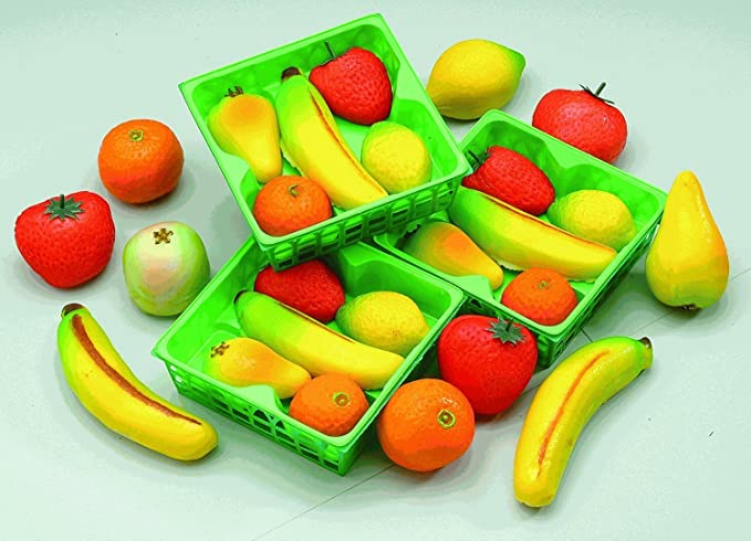 Bergen Mixed Fruit Marzipan Basket 4.5oz (4-pack)  - 892786000226