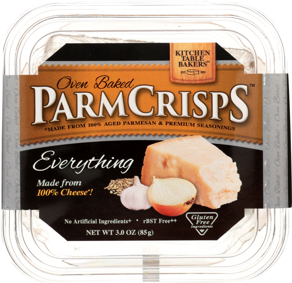 KITCHEN TABLE BAKERS: Cracker Everything Parmesan, 3 oz - 0893222000084