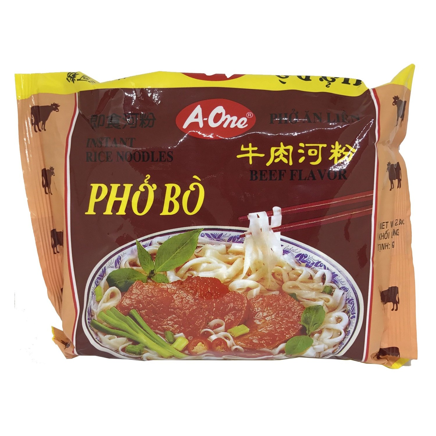 A-one Beef Flavour Rice Noodles - 8934684031017