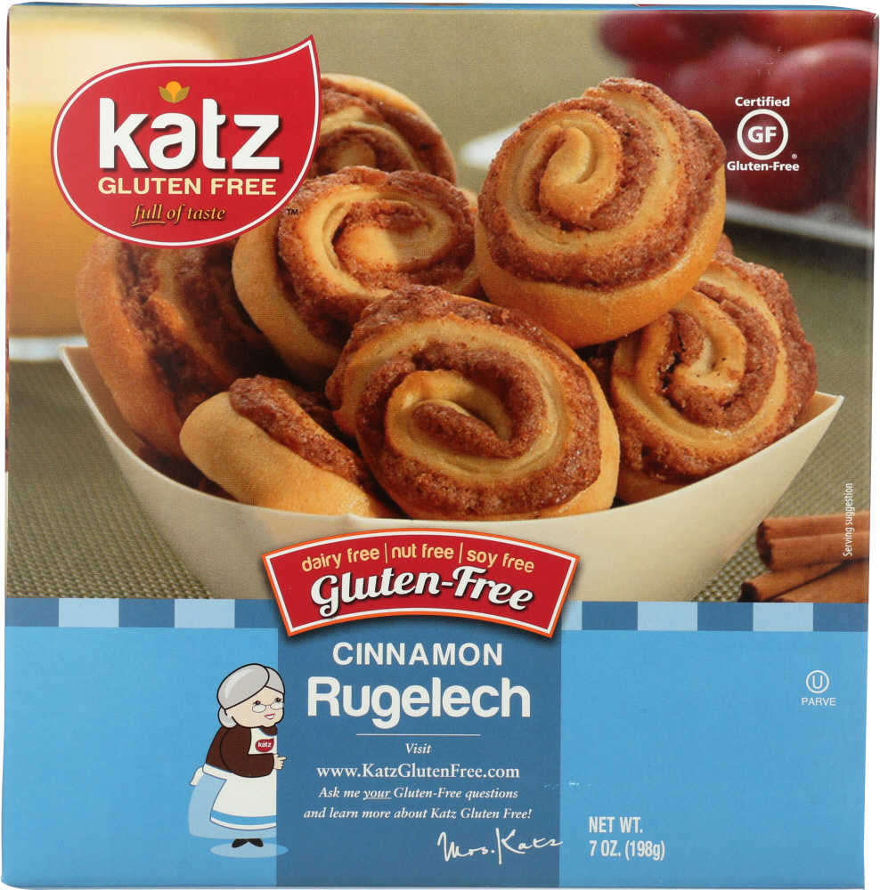 KATZ: Gluten Free Cinnamon Rugelech, 7 oz - 0893536002071