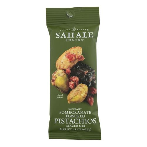 Sahale Glazed Mix With Pomegranate Flavored Pistachios - Case Of 9 - 1.5 Oz - 893869000195