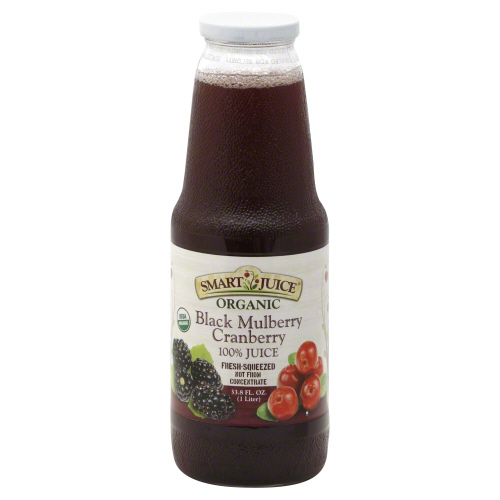SMART JUICE: Juice Cranberry Black Mulberry, 33.8 oz - 0894357002189