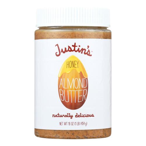 JUSTIN’S: Nut Butter Honey Almond Butter, 16 oz - 0894455000025