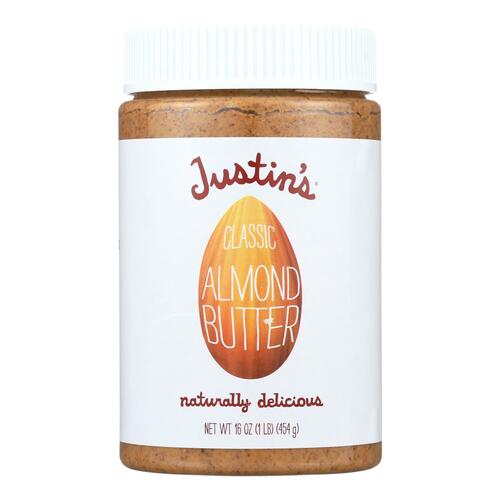 JUSTIN’S: Nut Butter Classic Almond Butter, 16 oz - 0894455000315