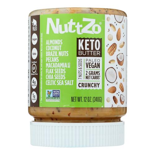 Nuttzo - Nut & Seed Butter Keto - Case Of 6 - 12 Oz - 894697002788
