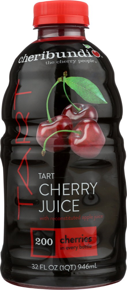 CHERIBUNDI: Tart Cherry Juice, 32 oz - 0895192001214