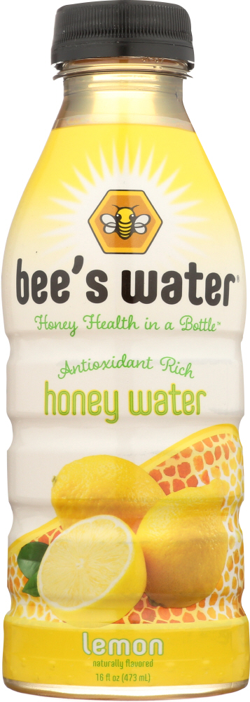 BEES WATER: Lemon Honey Water, 16 oz - 0895741002129