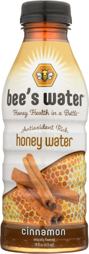 BEES WATER: Cinnamon Honey Water, 16 oz - 0895741002143