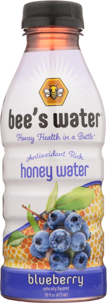 BEES WATER: Blueberry Honey Water, 16 oz - 0895741002167