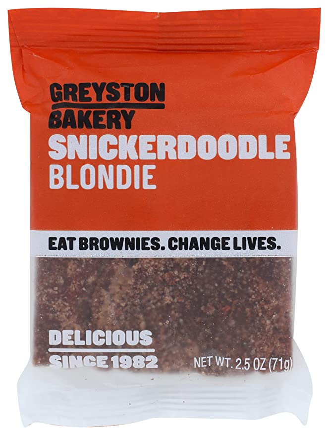 Greyston Bakery, Brownie Snicker Doodle Blondie, 2.5 Ounce - 896139001489