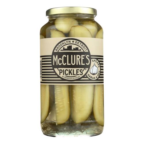 Mcclure's Pickles Garlic Dill Pickles - Case Of 6 - 32 Oz. - 0896180001032