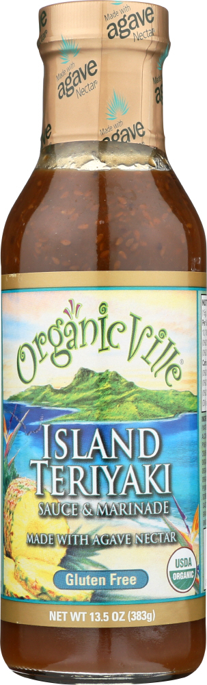 ORGANICVILLE: Sauce Island Teriyaki, 13.5 oz - 0896859000502