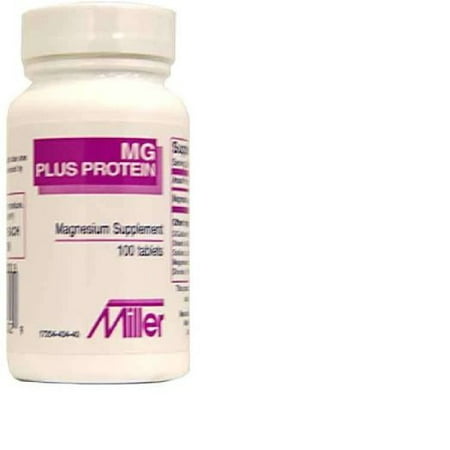 MG Plus Protein Magnesium Supplement Tablets 100 Count - 896974000029