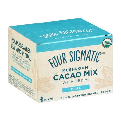 Four Sigmatic - Cacao Mix - Reishi Mushroom - 10 Count - 4897039310462