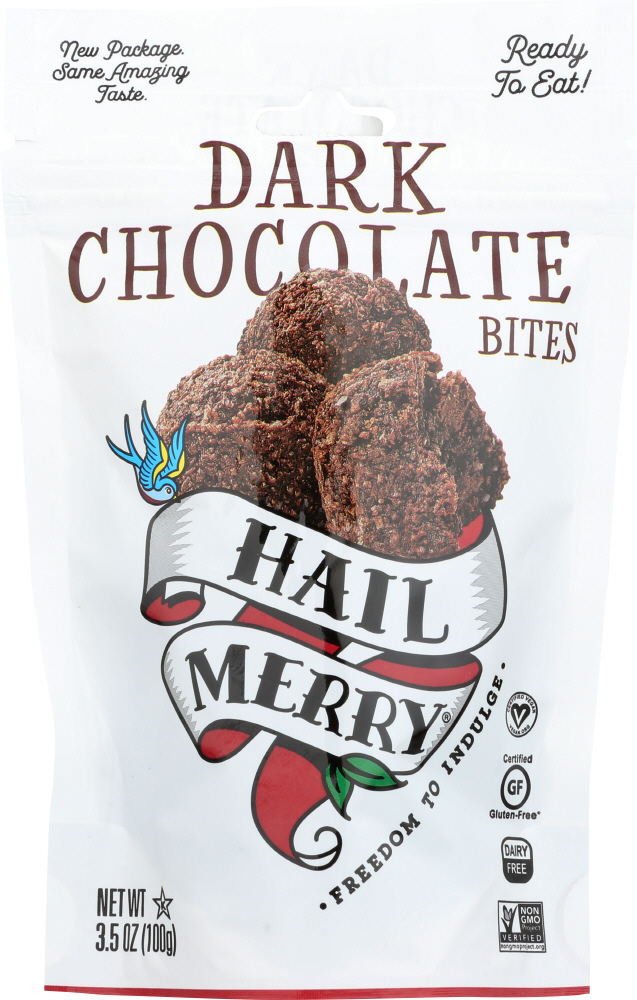 HAIL MERRY: Macaroons Chocolate Raw Gluten Free Vegan, 3.5 oz - 0897053001012