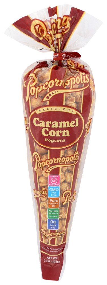 POPCORNOPOLIS: Caramel Corn Popcorn, 7 oz - 0897549000031