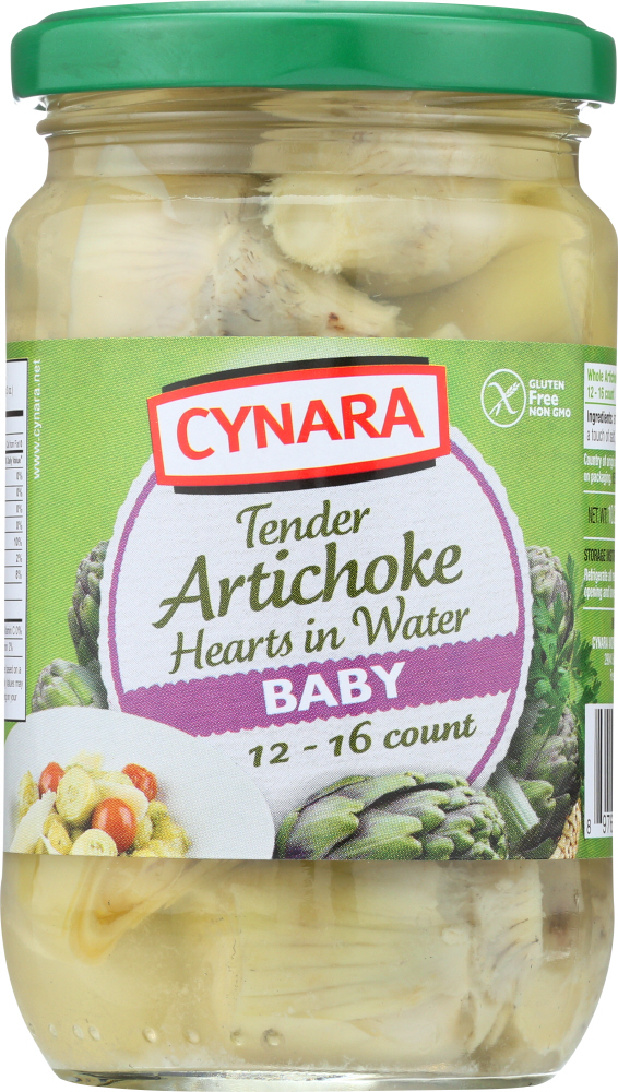 CYNARA: Artichoke Heart Baby Whole Water 10.2 oz - 0897693000055